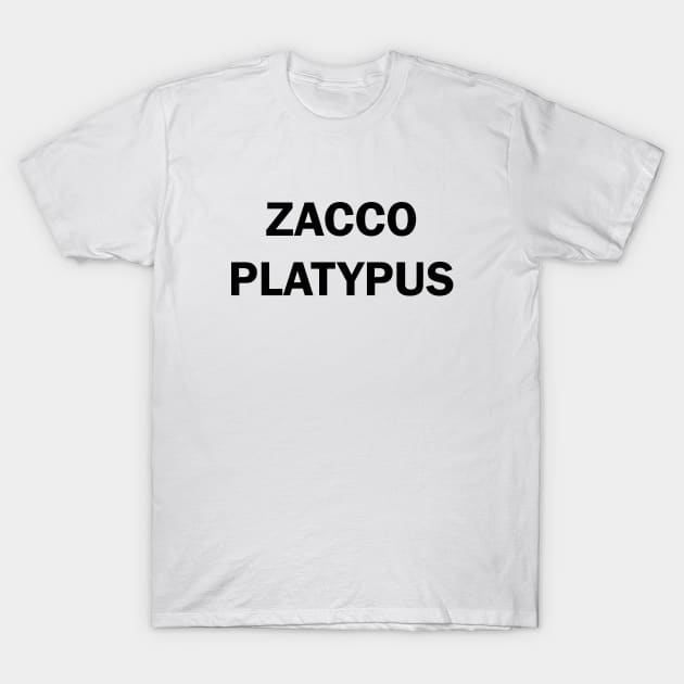 ZACCO PLATYPUS: Version Two T-Shirt by AislingKiera